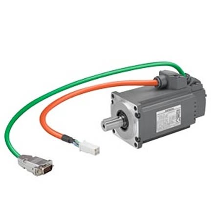 Siemens S-1FL6 Clockwise Synchronous Servo Motor, 0.2 kW, 230 V, Flange Mount Mounting [1FL6032-2AF21-1MG1]; 276-5739