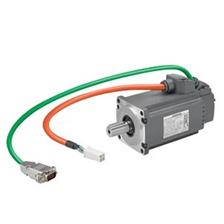 Siemens S-1FL6 Clockwise Synchronous Servo Motor, 0.4 kW, 230 V, Flange Mount Mounting [1FL6034-2AF21-1LA1]; 276-5740