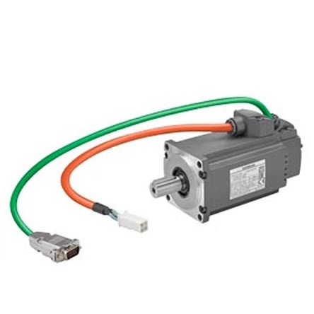 Siemens S-1FL6 Clockwise Synchronous Servo Motor, 0.4 kW, 230 V, Flange Mount Mounting [1FL6034-2AF21-1LG1]; 276-5742