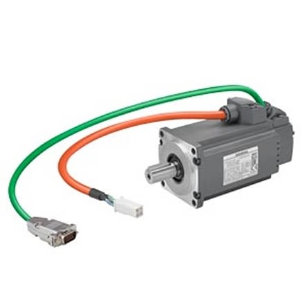 Siemens S-1FL6 Clockwise Synchronous Servo Motor, 0.4 kW, 230 V, Flange Mount Mounting [1FL6034-2AF21-1LH1]; 276-5743