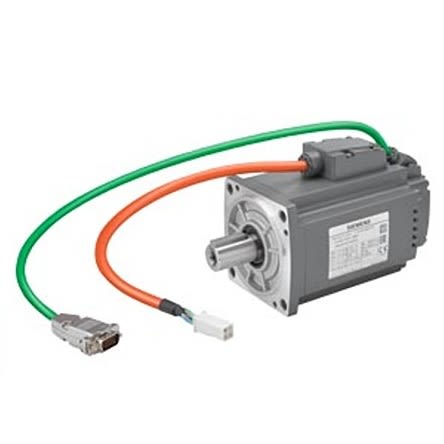 Siemens S-1FL6 Clockwise Synchronous Servo Motor, 1 kW, 230 V, Flange Mount Mounting [1FL6044-2AF21-1LB1]; 276-5768