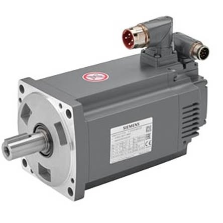 Siemens S-1FL6 Clockwise Synchronous Servo Motor, 1.5 kW, 230 V, Flange Mount Mounting [1FL6052-2AF21-2MH1]; 276-5780
