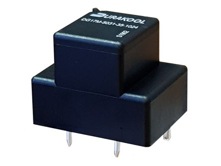 Durakool PCB Mount Power Relay, 12V dc Coil, 15A Switching Current, SPST-NO [DG17M-5021-35-1012]; 276-5964