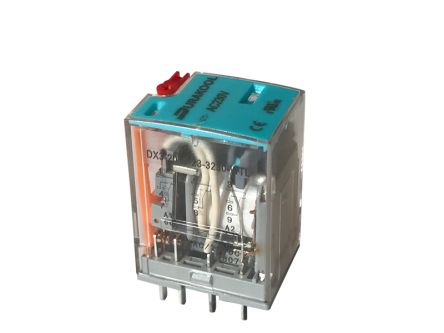 Durakool Plug In Power Relay, 24V dc Coil, 7A Switching Current, 3PDT-CO [DX3-2013-23-1024-WTL]; 276-5986