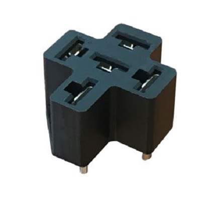 Durakool DZ 5 Pin PCB Mount Relay Socket, for use with Mini-ISO Relays [DZ85AB-5-PCB]; 276-6009