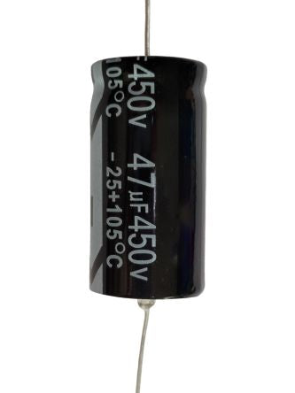 RS PRO 47μF Aluminium Electrolytic Capacitor 450V dc, Axial, Through Hole [0]; 276-6077