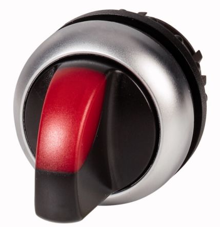 Eaton Selector Switch - 22.5mm Cutout Diameter, Illuminated 2 Positions [284394 M22-WLKV-R]; 276-6646
