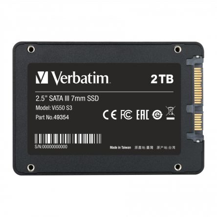 Verbatim Vi550 S3 SSD 2.5 inch 2 TB Internal SSD [49354]; 276-6711