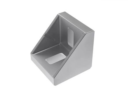 RS PRO M8 Angle Bracket, Connecting Component, Strut Profile 42 mm, Groove Size 10mm [0]; 276-8157