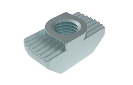 RS PRO M4 T-Slot Nut, Connecting Component, Strut Profile 20 mm, Groove Size 6mm, Round Tube Size M4 [0]; 276-8167