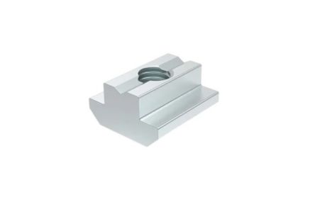 RS PRO M8 Sliding Block, Connecting Component, Strut Profile 40 mm, 45 mm, 50 mm, 60 mm, Groove Size 10mm, Round Tube [0]; 276-8199