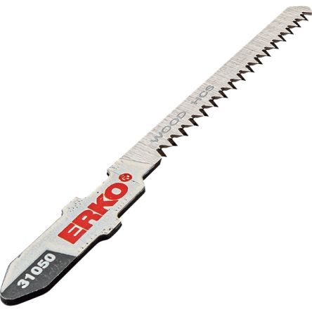 ERKO, 18 Teeth Per Inch Abrasives, Wood, Stainless Steel, Steel, Studded Wood 50mm Cutting Length Jigsaw Blade, Pack of [31050]; 276-8423