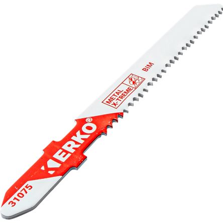 ERKO, 14 Teeth Per Inch Wood 50mm Cutting Length Jigsaw Blade, Pack of 5 [31075]; 276-8424