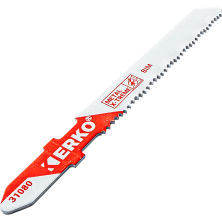 ERKO, 18 Teeth Per Inch Wood 50mm Cutting Length Jigsaw Blade, Pack of 5 [31080]; 276-8425