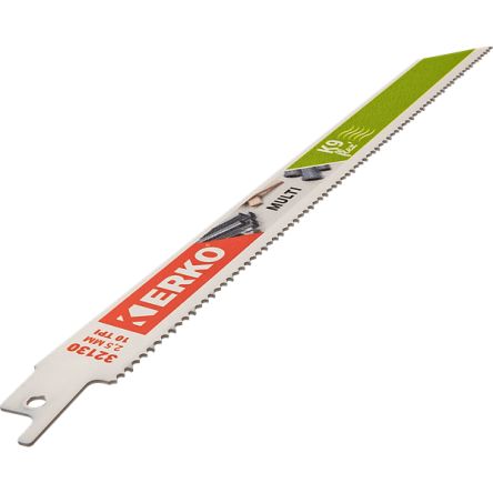 ERKO, 10 Teeth Per Inch Multiple Materials 228mm Cutting Length Reciprocating Saw Blade, Pack of 5 [32130]; 276-8435