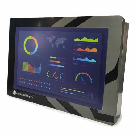 Industrial Shields Touchberry 10.1" & Tinkertouch 10.1 Series HMI Touch Screen HMI - 10.1 in, TFT Type Display, 1280 x [037103000000]; 276-8610