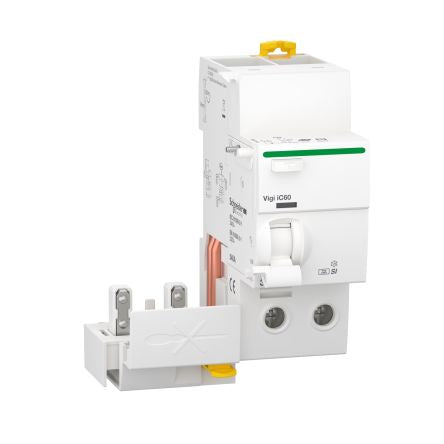 Schneider Electric A9Q RCCB, 40A, 2 Pole, 30mA, Type A-SI, 240V ac [A9Q31240]; 276-8736