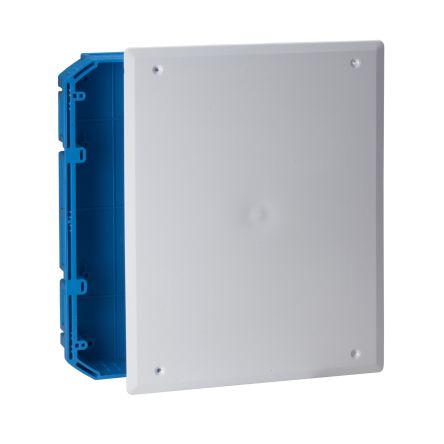 Schneider Electric Multifix Modulo Blue PS Junction Box, IP20, Flush Mount Mount, 1 Gangs, 293 x 213 x 60mm [ENN04528]; 276-8764