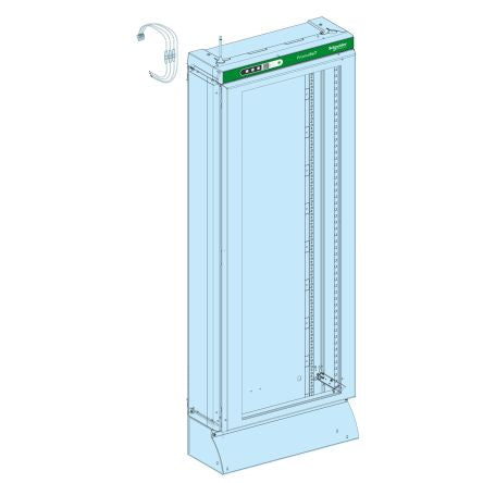 Schneider Electric PrismaSeT Series Sheet Steel Double-Door-Door Floor Standing Enclosure, Opaque Door, IP30, IP40, [LVS08202D]; 276-8842