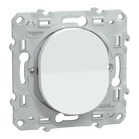 Schneider Electric 2 Way White Switch Mechanism 10A, Ovalis C Series Series [S320204]; 276-8980