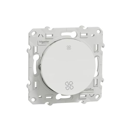 Schneider Electric 2 Way White Switch Mechanism 10A, Odace Series [S520233]; 276-9002