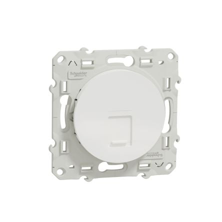 Schneider Electric Odace Series Socket RJ45 Socket, Flush Mount, Cat5 1 -Way [S520471]; 276-9011