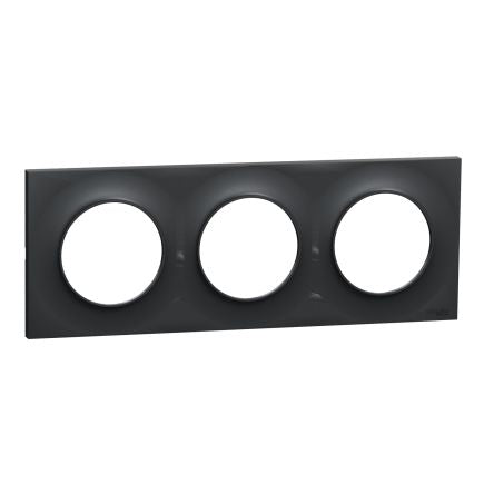 Schneider Electric Black 3 Gang Cover [S540706]; 276-9037