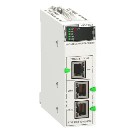 Schneider Electric BMEN Series Communication Module for Use with BMEXBP - Ethernet + X-Bus Rack [BMENOC0321]; 276-9152