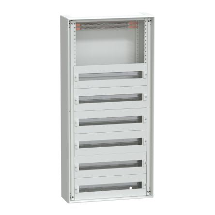 Schneider Electric PrismaSeT Series Sheet Steel Enclosure, IP30, IP40, IP41, IP43, Viewing Window, 1230 mm x 595 mm x [LVS08068]; 276-9272