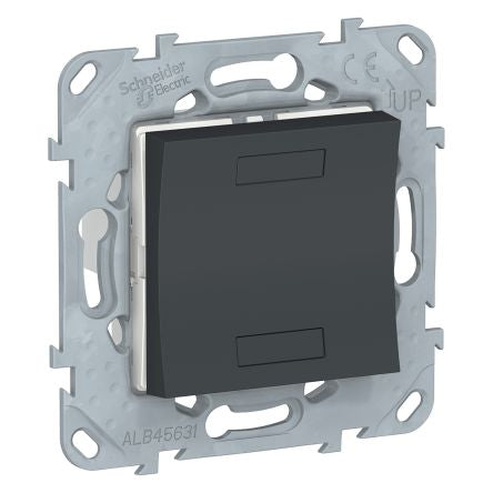Schneider Electric New Unica Series Push Button, Panel Mount, Blue LED, IP20 [NU553054]; 276-9351