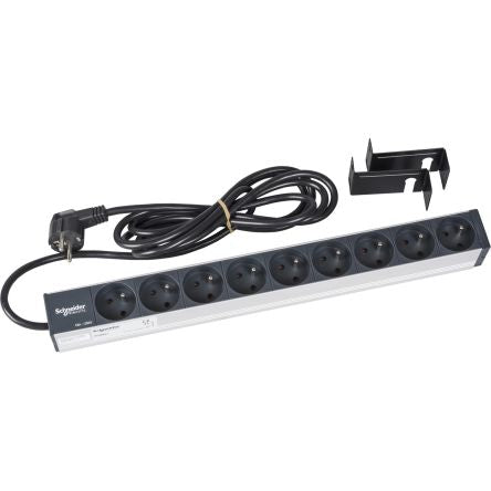 Schneider Electric 9 Socket Extension Reel, 230 V [VDI6657]; 276-9410