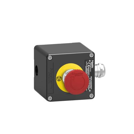 Schneider Electric Control Station Switch - 1NC + 1NC, Red, IP65 [XAWF178EX]; 276-9447