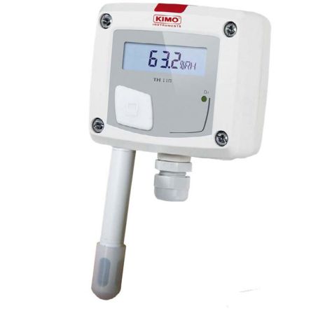 KIMO TH110 Handheld Hygrometer, ±1.8 Accuracy, +50°C Max, 95%RH Max [TH110-POS]; 276-9883