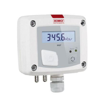 KIMO PST-11 Series Pressure Sensor, -100Pa Min, 100Pa Max, RCR Relay Output, Differential Reading [PST-11]; 276-9887