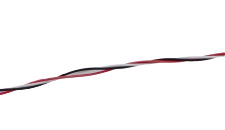 MICROWIRES TWJ Series Twisted Pair Cable, 3 Cores, 0.08 mm², Unscreened, 28 AWG, 100m, Twisted Pair Cable [TWJ-2819.03]; 276-9902