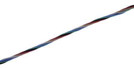 MICROWIRES TWJ Series Twisted Pair Cable, 5 Cores, 0.08 mm², Unscreened, 28 AWG, 100m, Twisted Pair Cable [TWJ-2819.05]; 276-9904