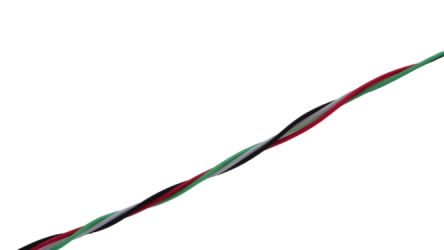 MICROWIRES TWJ Series Twisted Pair Cable, 4 Cores, 0.05 mm², Unscreened, 30 AWG, 100m, Twisted Pair Cable [TWJ-3019.04]; 276-9911