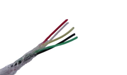 MICROWIRES BTA Series Twisted Pair Cable, 5 Cores, 0.05 mm², Screened, 30 AWG, 100m, Screened Shield, Shielded Twistd [BTA-3019.05]; 277-0016