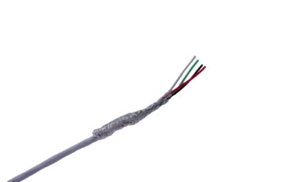 MICROWIRES TAU Shielded 0.05 mm² 4 Core Power Cable, White Perfluoroalkoxy (PFA), 50m [TAU-3019.04]; 277-0044