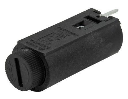 RS PRO 6.3 A PCB Mount Fuse Holder, 1P for 5 x 20 mm, 250 V [0]; 277-3910