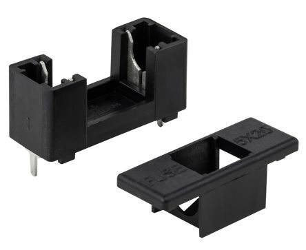 RS PRO 6.3A PCB Mount Fuse Holder for 5 x 20mm Fuse, 1P, 250V ac [0]; 277-3925