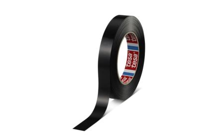Tesa 4288 Black Strapping Tape, 66m x 25mm [04288-00079-10]; 277-5101
