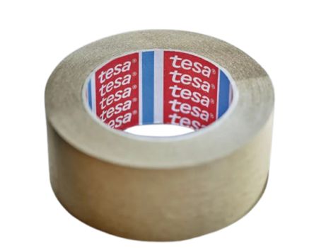 Tesa 60408 Brown Packing Tape, 50m x 75mm [60408-00001-00]; 277-5146