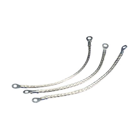 nVent ERIFLEX Braided Wire, 6.5 mm Stud Size, 200mm, 45 A, RoHS [556910]; 277-6121