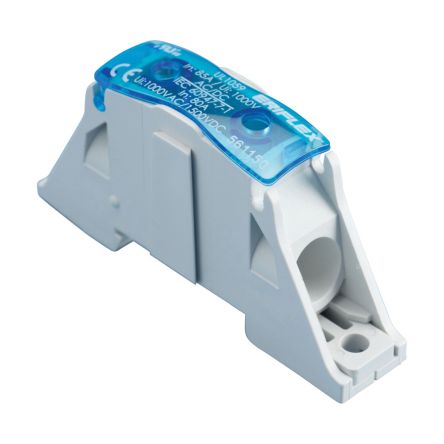 nVent ERIFLEX SB Series Terminal Block, 1-Way, 100A, 6 → 10 AWG Wire, Cage Clamp Termination [561150]; 277-6134