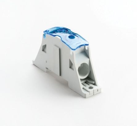 nVent ERIFLEX SB Series Terminal Block, 1-Way, 180A, 10 → 6 AWG Wire, Cage Clamp Termination [561161]; 277-6141