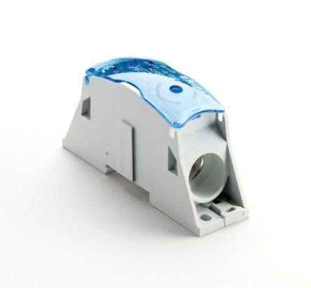 nVent ERIFLEX SB Series Terminal Block, 1-Way, 400A, 2 → 4/0 AWG Wire, Cage Clamp Termination [561163]; 277-6143