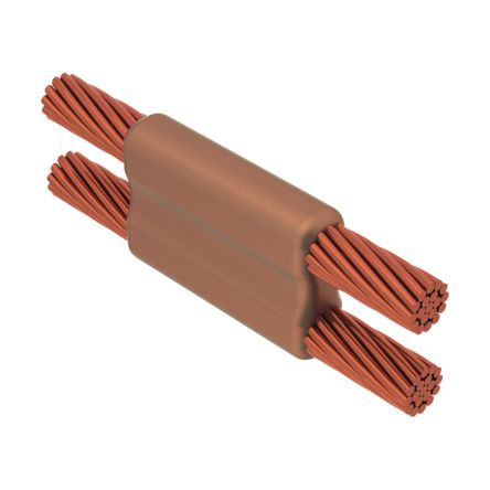 nVent ERICO Cadweld Graphite Cable Joint Connector Block, Straight Joint Type , 95mm² [PTCY5Y5]; 277-6249