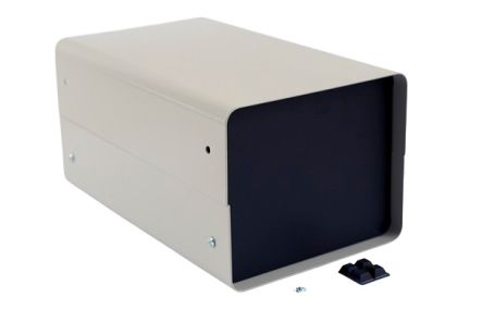 Hammond 1401 Grey, Aluminium & Steel Enclosure, 152 x 254 x 127mm [1401A]; 277-6451