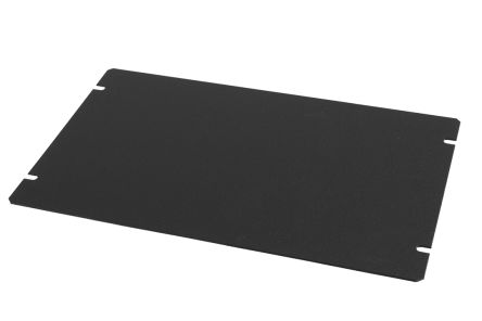 Hammond 1441 Series Steel Bottom Plate for Use with Steel Chassis, 6 x 10 x 1in [1431-16BK3]; 277-6453